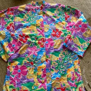 ~ Linda Bach for Richard James~ 80s Tropical Starfish Jacket